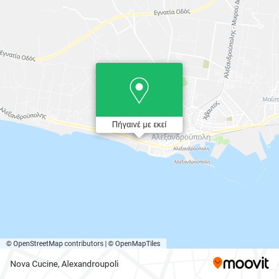 Nova Cucine χάρτης