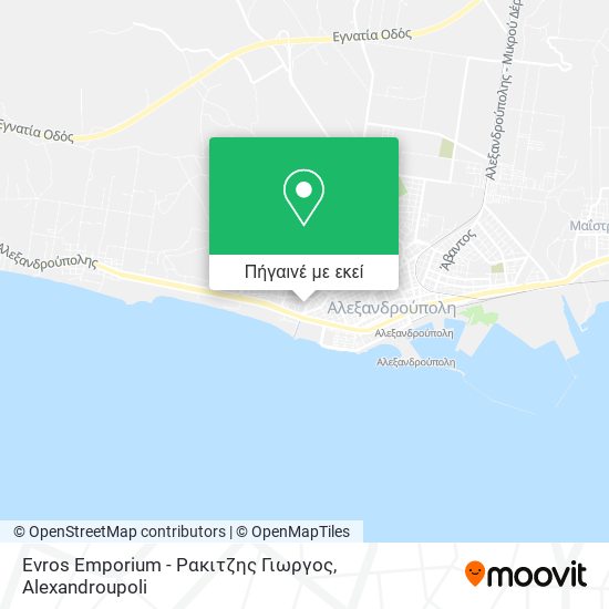 Evros Emporium - Ρακιτζης Γιωργος χάρτης
