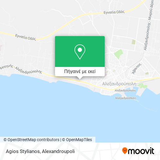 Agios Stylianos χάρτης