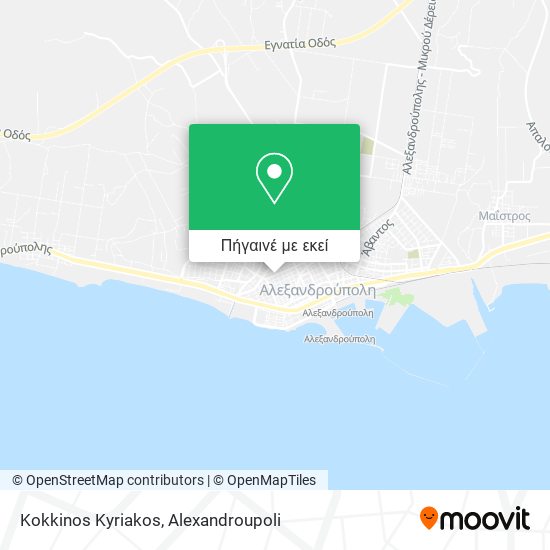 Kokkinos Kyriakos χάρτης