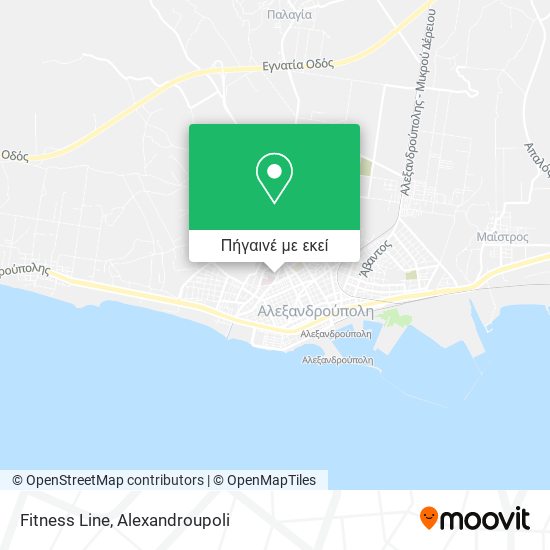 Fitness Line χάρτης