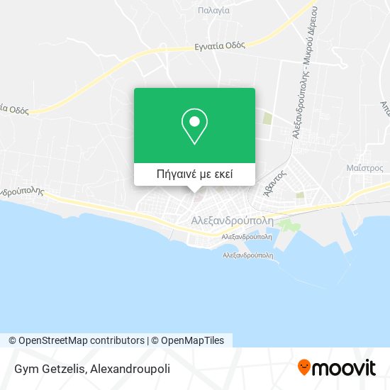 Gym Getzelis χάρτης