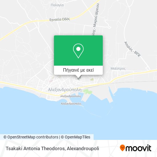 Tsakaki Antonia Theodoros χάρτης