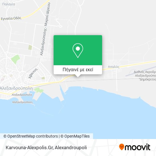 Karvouna-Alexpolis.Gr χάρτης