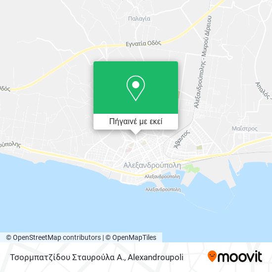 Τσορμπατζίδου Σταυρούλα Α. χάρτης