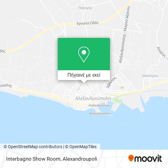 Interbagno Show Room χάρτης