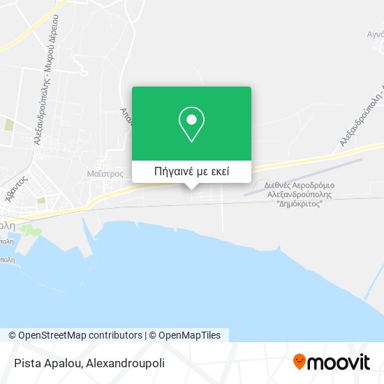 Pista Apalou χάρτης