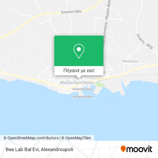 Bee Lab Bal Evi χάρτης
