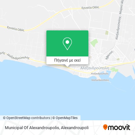 Municipal Of Alexandroupolis χάρτης