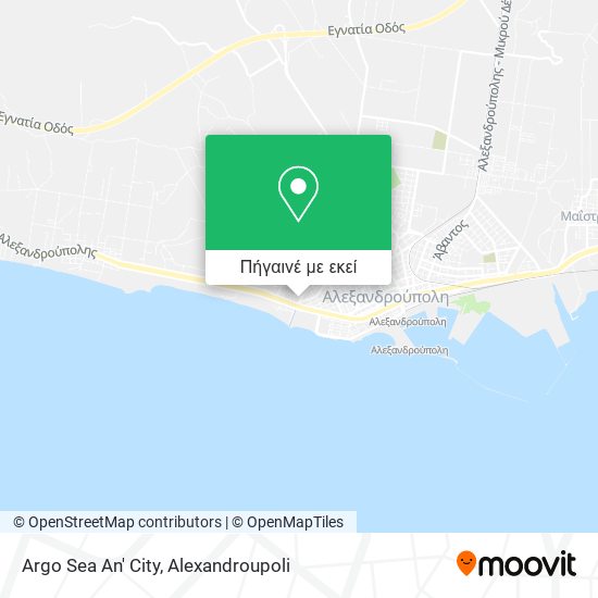 Argo Sea An' City χάρτης