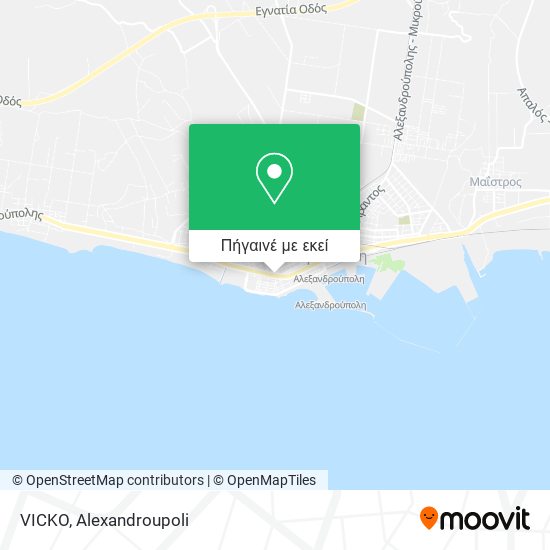 VICKO χάρτης