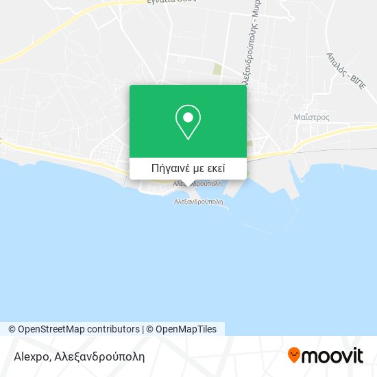 Alexpo χάρτης