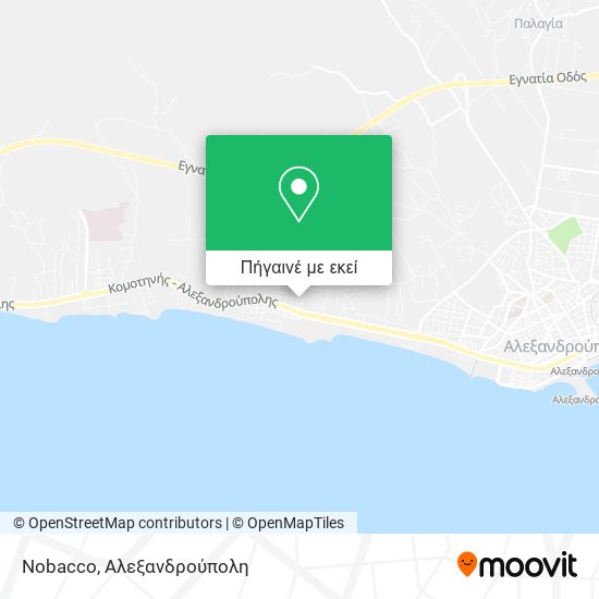 Nobacco χάρτης