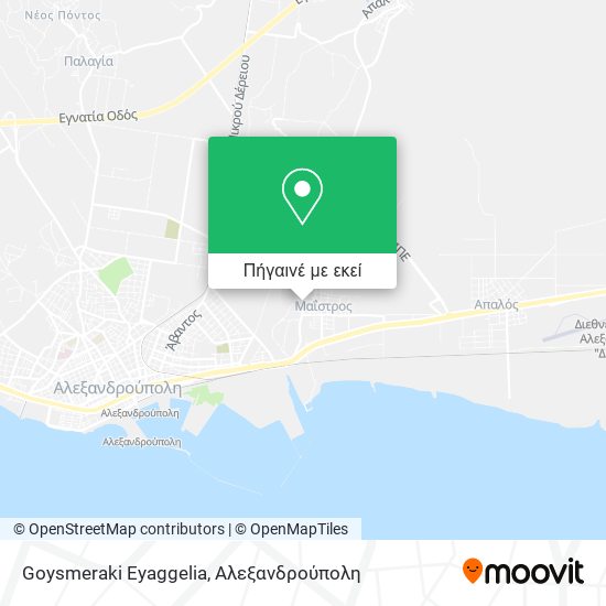 Goysmeraki Eyaggelia χάρτης