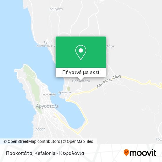 Προκοπάτα χάρτης
