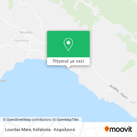 Lourdas Mare χάρτης