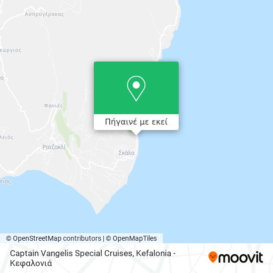 Captain Vangelis Special Cruises χάρτης