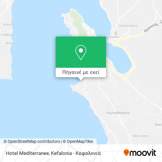 Hotel Mediterranee χάρτης