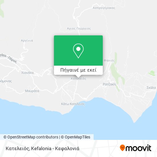 Κατελειός χάρτης