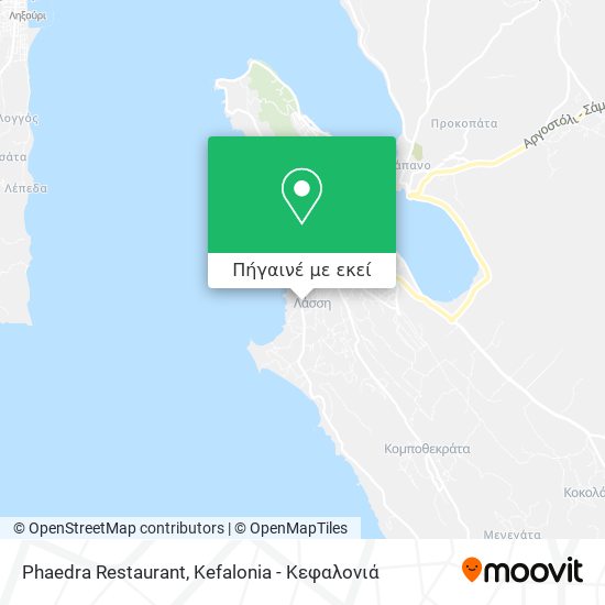 Phaedra Restaurant χάρτης