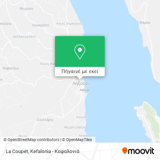 La Coupet χάρτης
