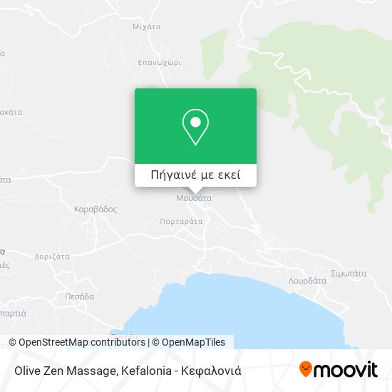 Olive Zen Massage χάρτης