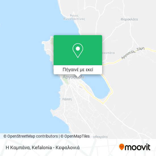 Η Καμπάνα χάρτης