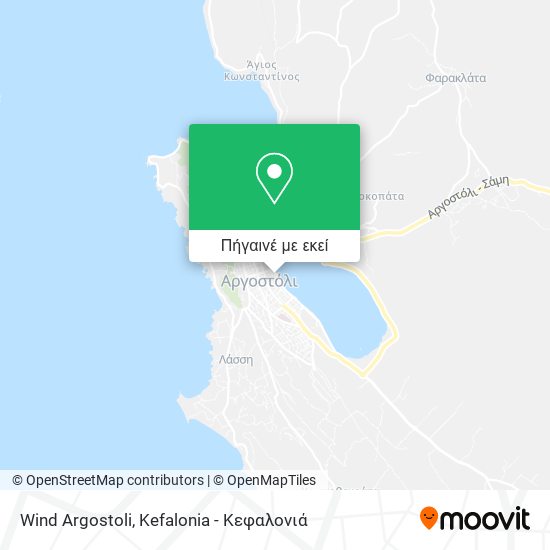Wind Argostoli χάρτης