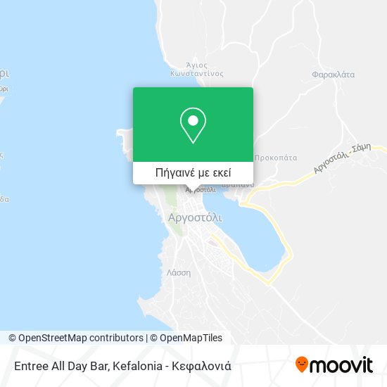 Entree All Day Bar χάρτης