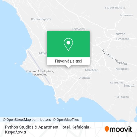 Pythos Studios & Apartment Hotel χάρτης