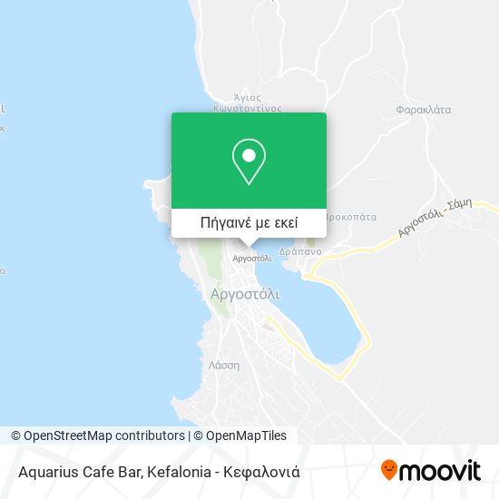 Aquarius Cafe Bar χάρτης