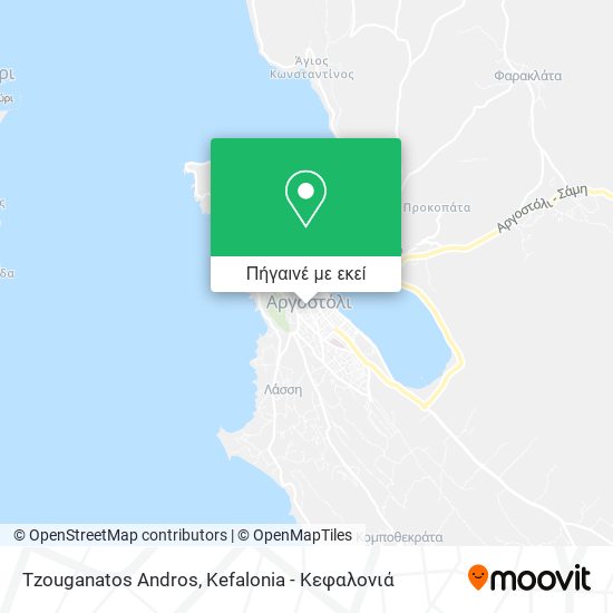 Tzouganatos Andros χάρτης