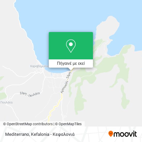 Mediterrano χάρτης