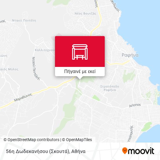 56η Δωδεκανήσου (Σκουτά) χάρτης