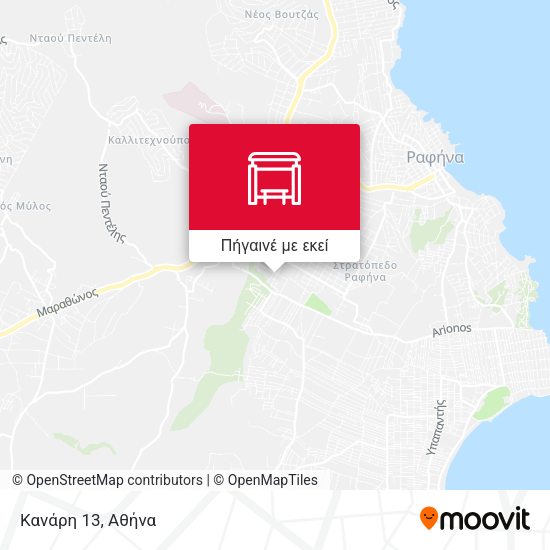 Κανάρη 13 χάρτης