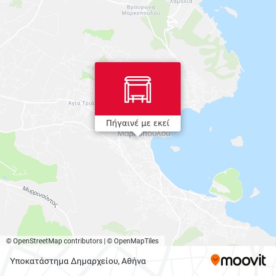 Υποκατάστημα Δημαρχείου χάρτης