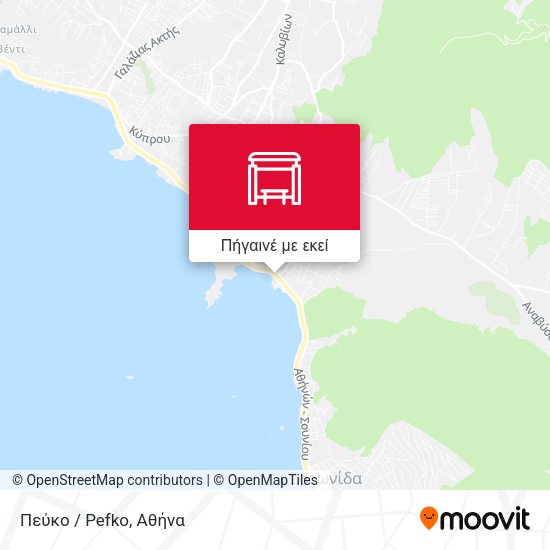 Πεύκο / Pefko χάρτης