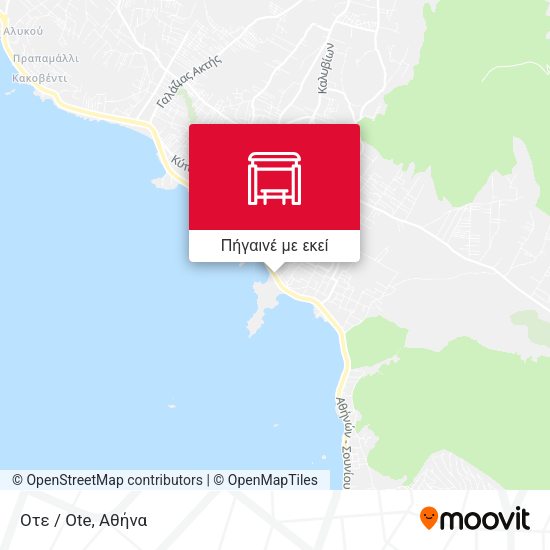 Οτε / Ote χάρτης