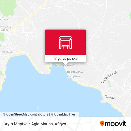 Αγία Μαρίνα / Agia Marina χάρτης