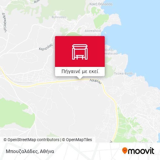 Μπουζαλάδες χάρτης