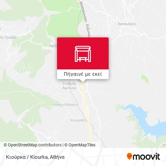Κιούρκα / Kiourka χάρτης