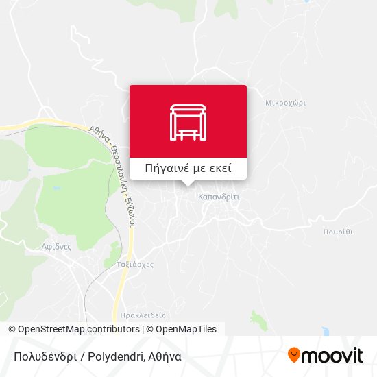 Πολυδένδρι / Polydendri χάρτης