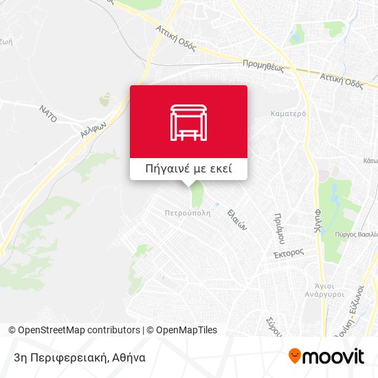 3η Περιφερειακή χάρτης