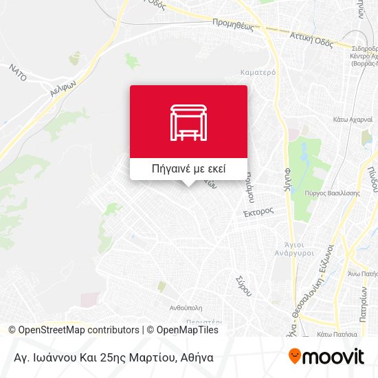 Αγ. Ιωάννου Και 25ης Μαρτίου χάρτης