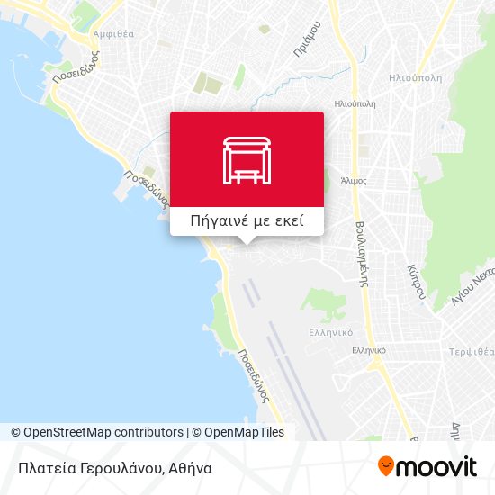 Πλατεία Γερουλάνου χάρτης