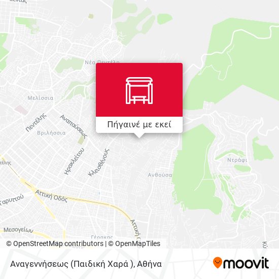 Αναγεννήσεως (Παιδική Χαρά ) χάρτης
