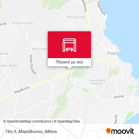 76η Λ. Μαραθώνος χάρτης