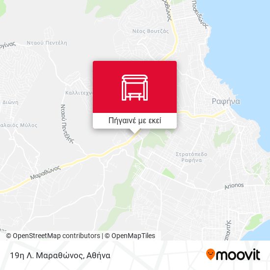 19η Λ. Μαραθώνος χάρτης