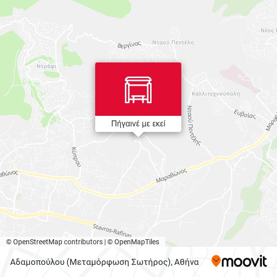 Αδαμοπούλου (Μεταμόρφωση Σωτήρος) χάρτης