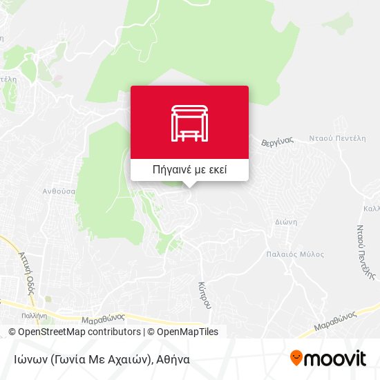 Ιώνων (Γωνία Με Αχαιών) χάρτης
